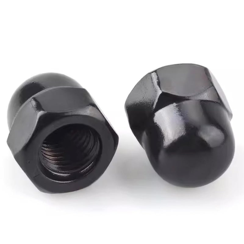 sotoolstop Store M6 Black Acorn Cap Nuts, M6-1.0 Black Acorn Nut Stainless Steel 18-8(304), 20Pcs-Pack - Image 1